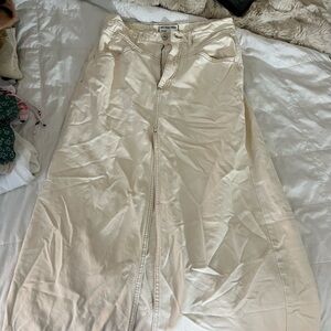 We The Free Cream Maxi Skirt